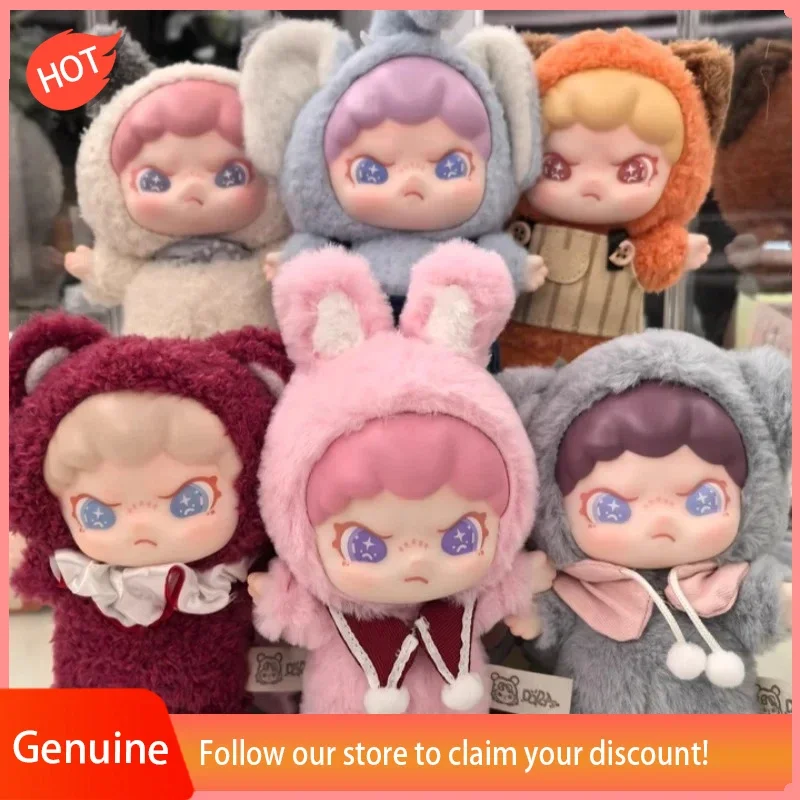 

Genuine DORA Furry Animal House Series Hand Puppet Blind Box Plush Vinyl Toys Pendant Keychain Car Doll Exquisite Gift