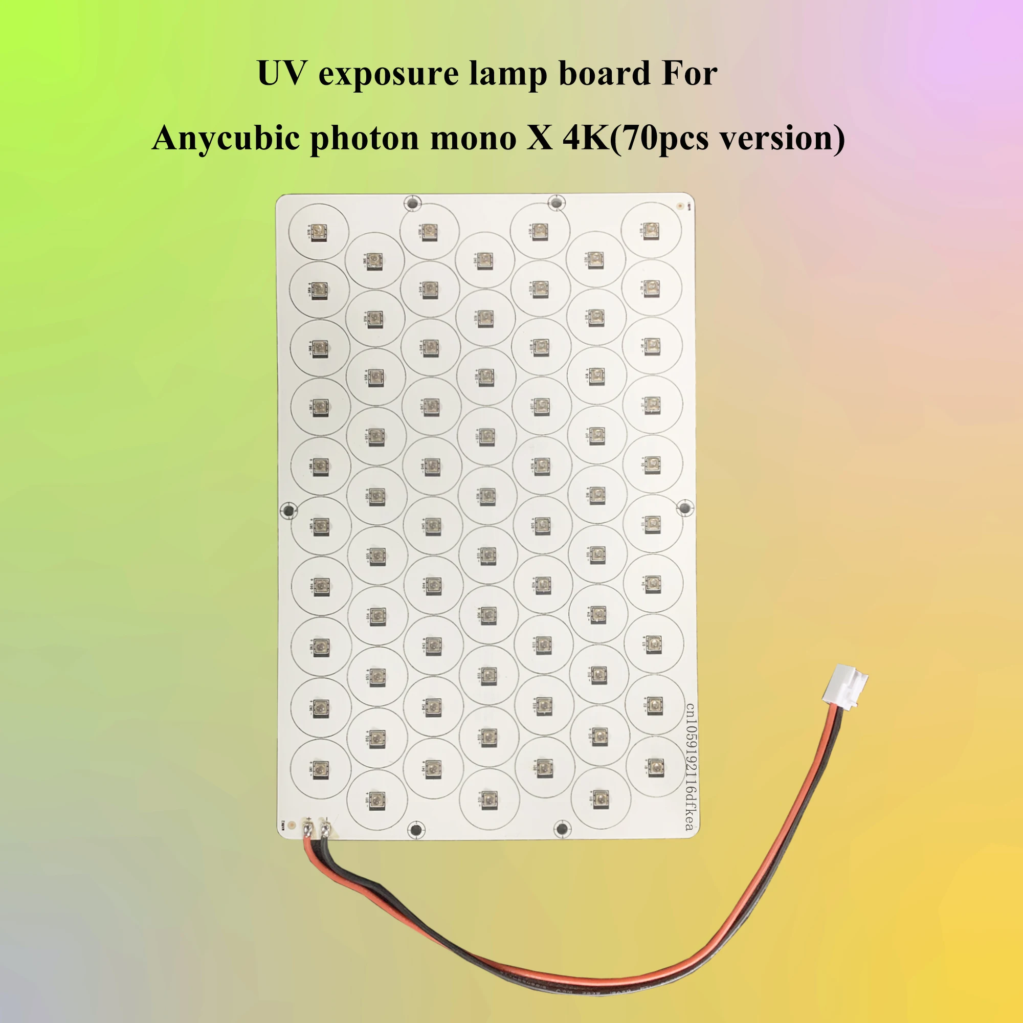 UV exposure lamp board for Anycubic photon mono X 4K 70pcs version 3dprinter module part and accessory UVLED