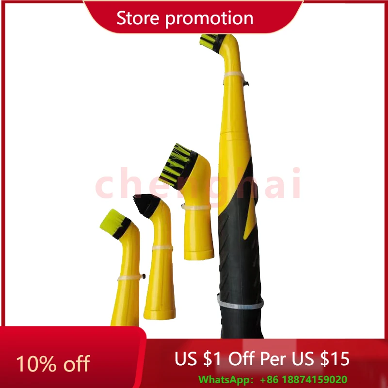 

Электрическая щетка для чистки зазоров и углов, бытовая многофункциональная электрическая вращающаяся щетка для кухни, ванной комнаты, дома, стены