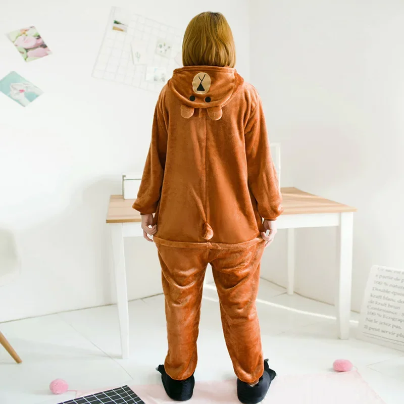 SN55Kigurumi الدب الكرتون نيسيس الاطفال الأطفال الفانيلا بيجاما للحيوانات حللا النساء الرجال ملابس خاصة Onepiece أنيمي تأثيري $@1 واط