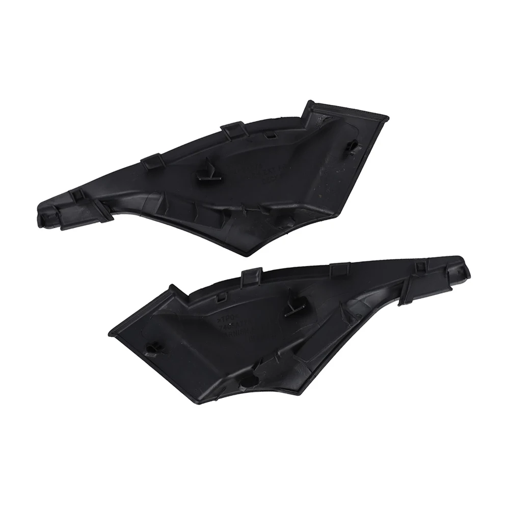 For Outlander 2013 To 2020 Front Windshield Corner Trim Wiper Side Cover Black Plastic Replacement Part 7405A773 7405A774 Pair