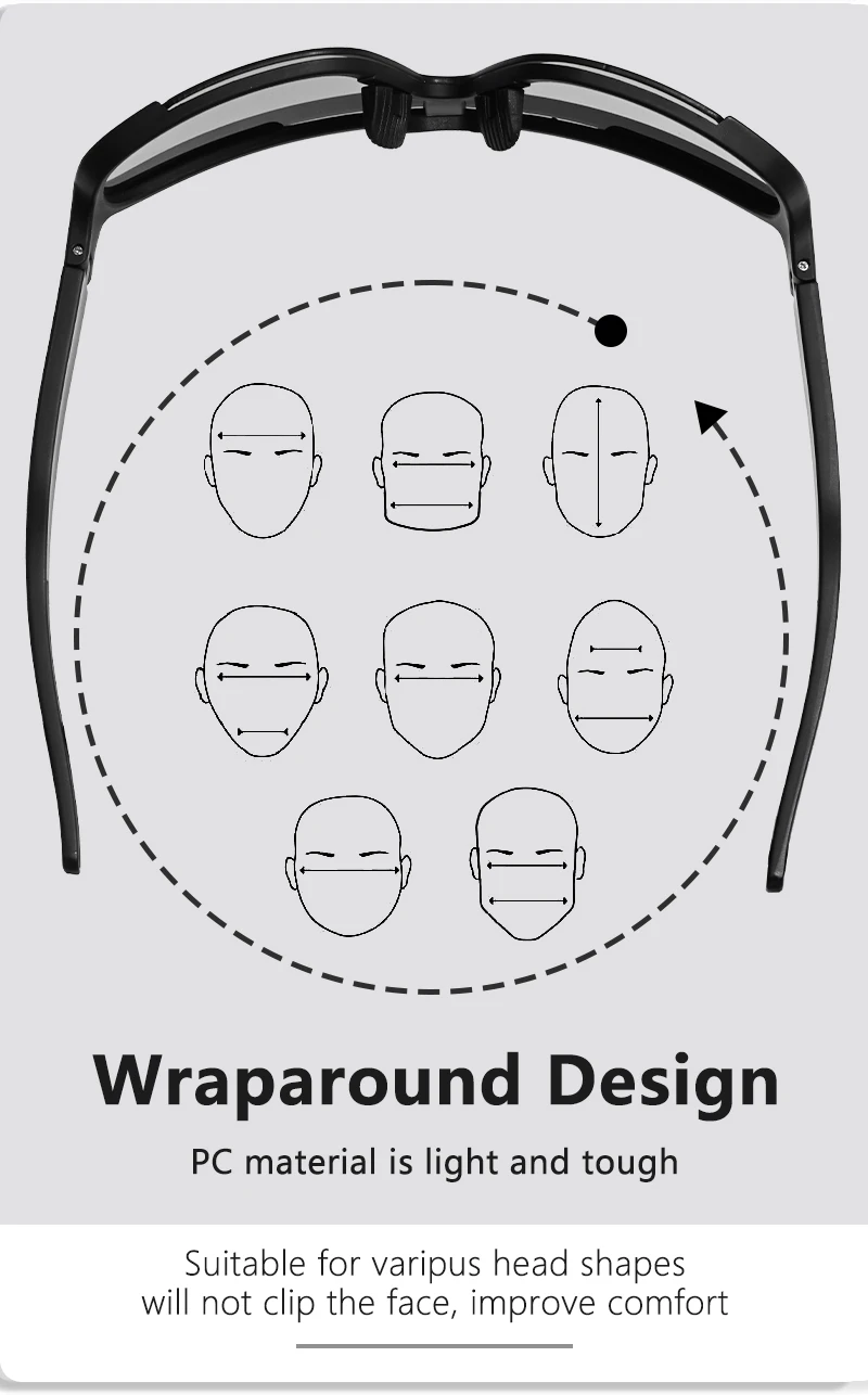 Hochleistungsfähige Motocross-Brille Sonnenbrille Fahrradbrille Herrenbrille Motorradbrille Motocross-Rennbrille – Detail 13
