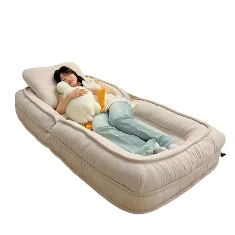 

Human kennel lazy sofa, reclining single tatami, huge folding balcony bedroom sofa bed recliner