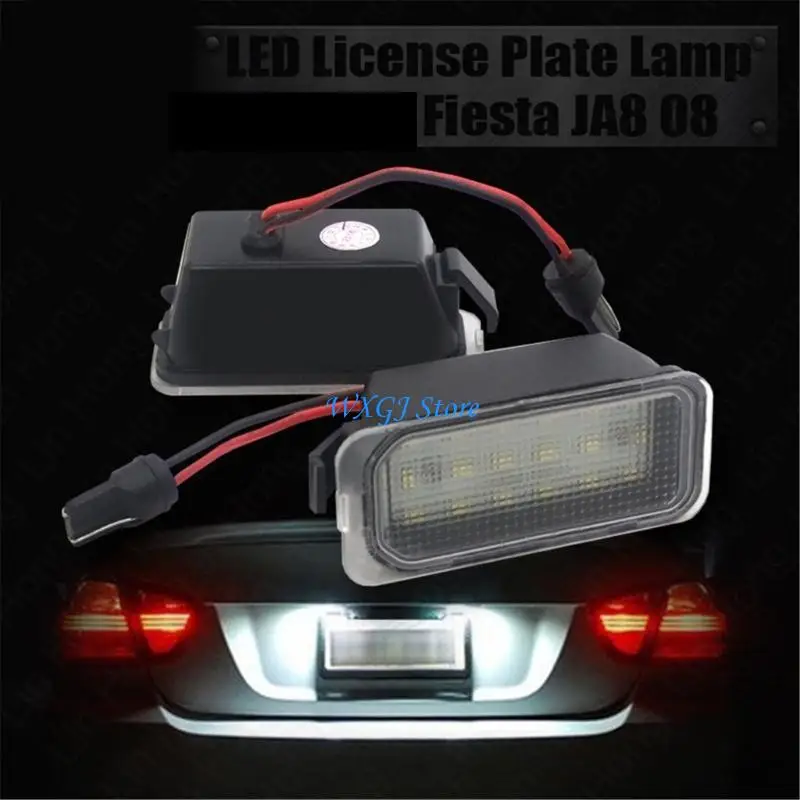 

37JE Lamp for Fiesta LED License Plate Lights Replacement License Lamp