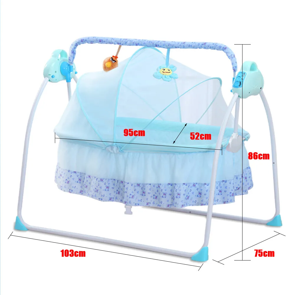 Smart Baby Swing Cradle with Bluetooth and Music