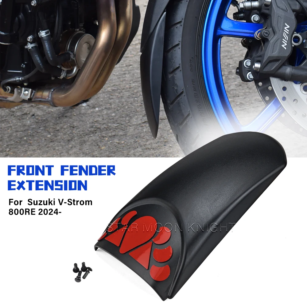 For Suzuki V Strom 800 RE V-Strom 800RE 2024- Motorcycle Accessories Front Fender Extensions Fender Extender