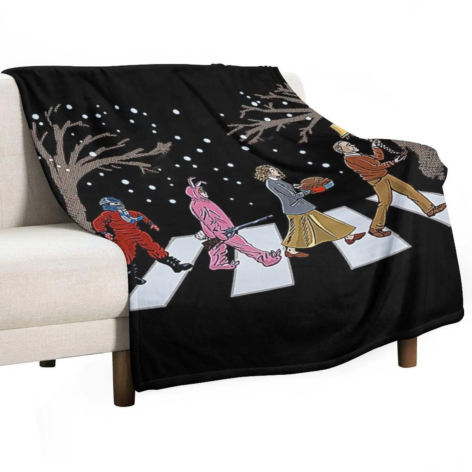 A Christmas Story Road T-Shirt Throw Blanket Summer Picnic Decorative Sofa Flannel Fabric Luxury Brand Thermal Blankets
