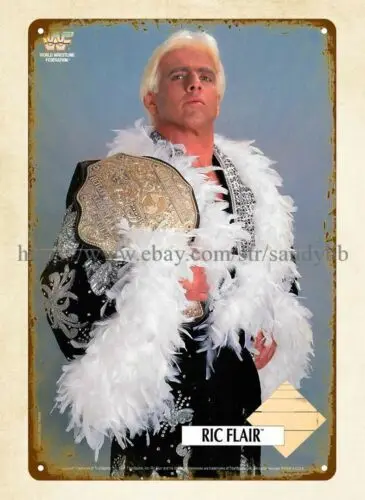 Ric Flair Heavyweight metal tin sign