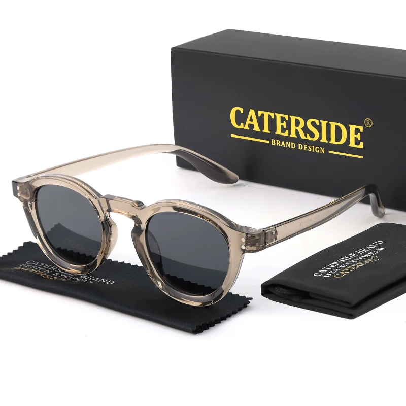CATERSIDE Neue Polarisierte Sonnenbrille Männer Hochwertige TR90 Rahmen TAC Linsen Runde Sonnenbrille Frauen Fahren Reise Angeln Brillen – Detail 9