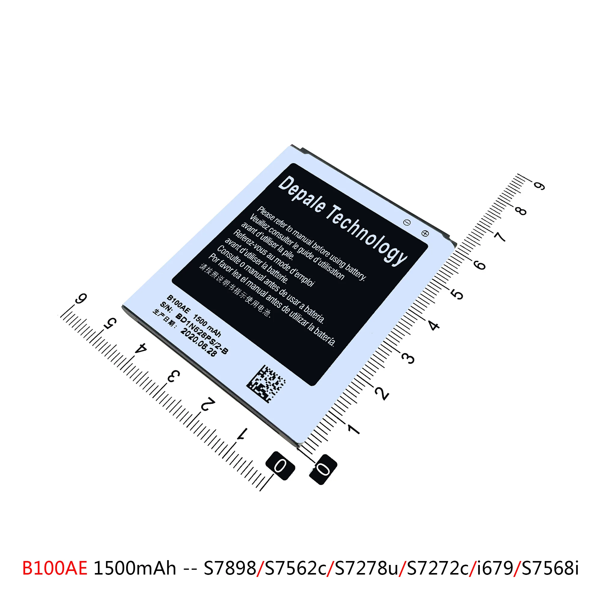 B100AE B150AE Battery For Samsung S7562 i679 i8262D i829 G3502 i8260 Batteries EB425365LU Replacement Battery