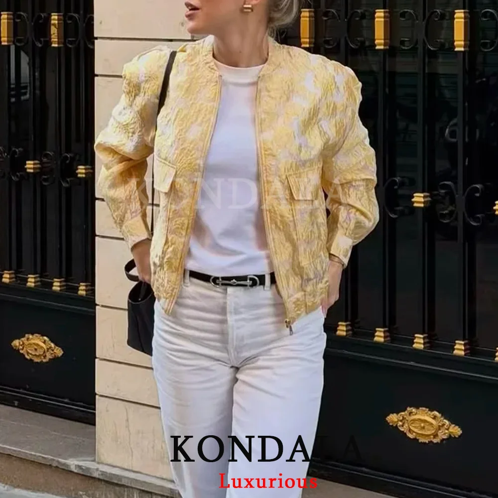 KONDALA High Street Casual Chi - Women'S Fashion Bomber Jacket ulasan dan harga