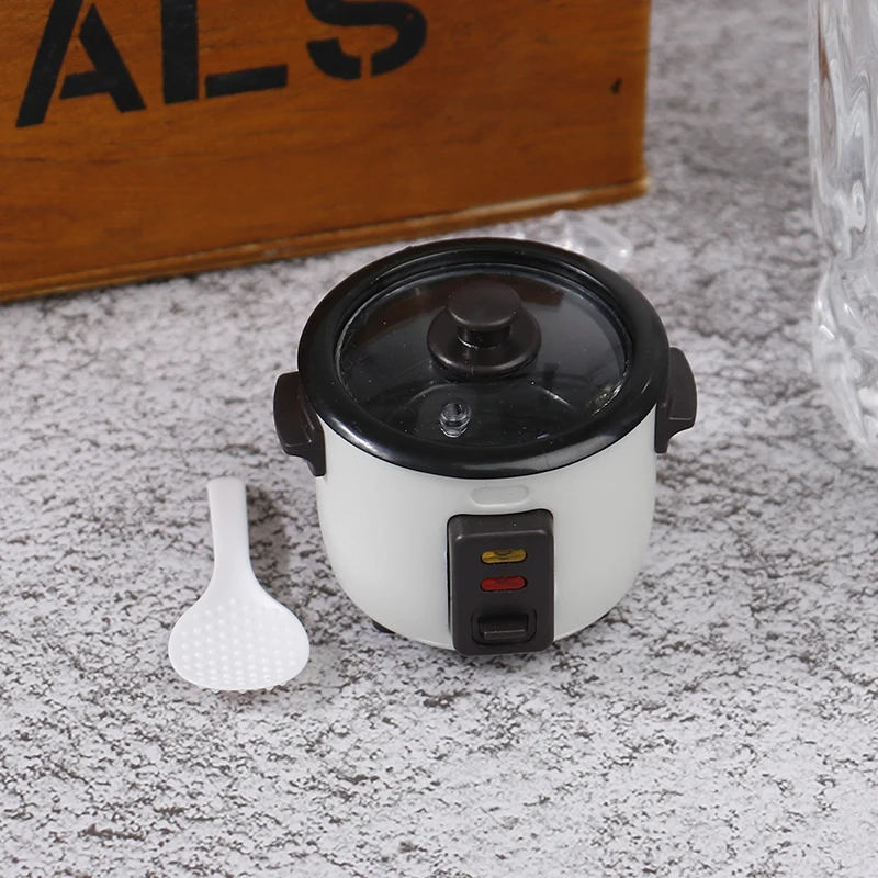 1Set 1:12 Dollhouse Kitchen Electrical Model Simulation Mini Rice Cooker. view 5