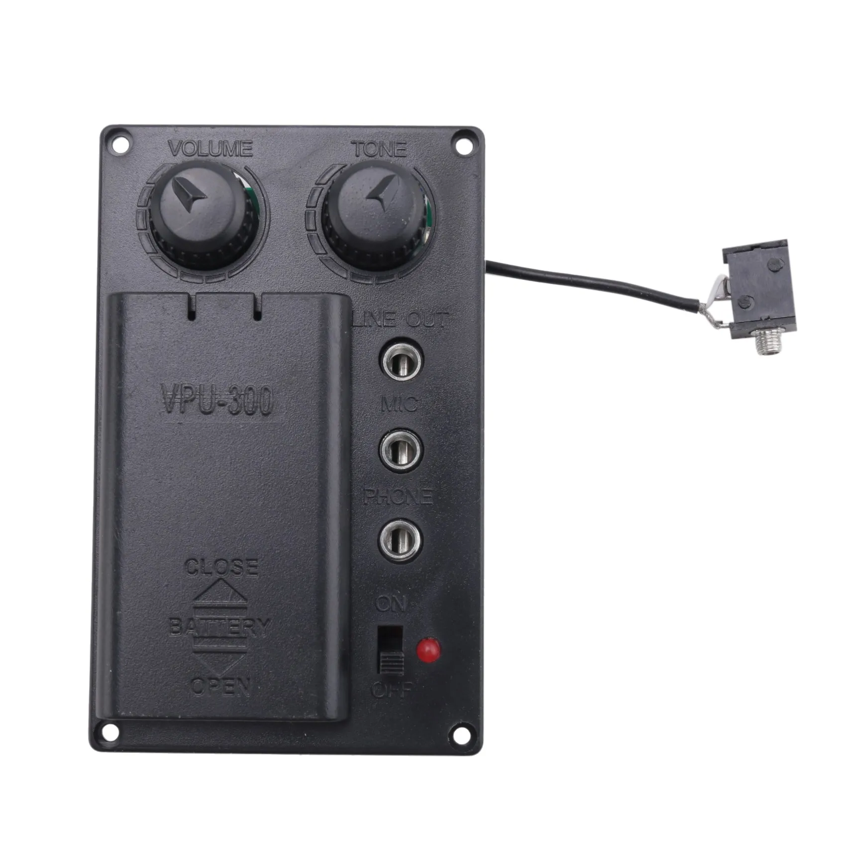 

Practical Electric Violin Silent Eq Pickup Piezo With Headphone And Plug Hole Cable Set