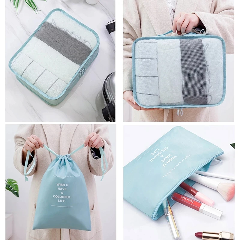 Travel Bag Organizer Clothes Luggage Travel Organizer Blanket Shoes Organizers Bag Suitcase Traveling Pouch Packing Cubes