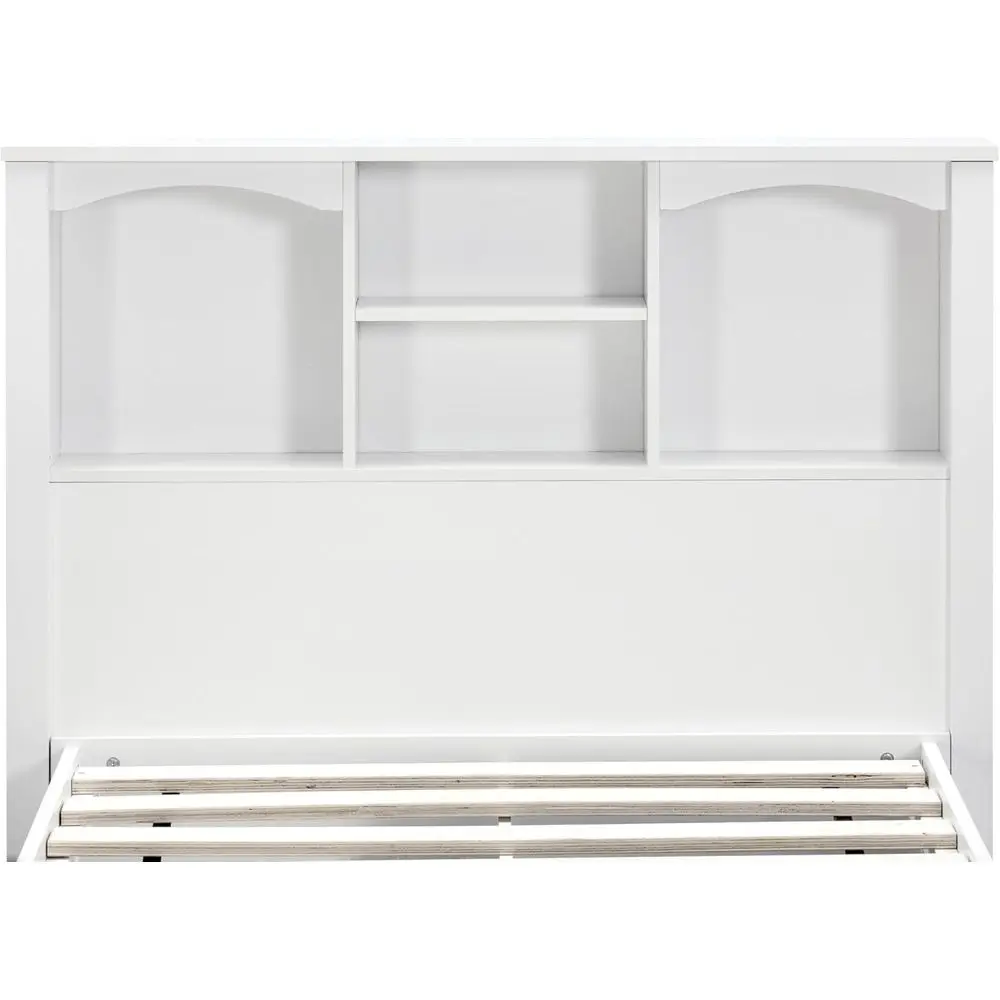White Twin-Size Bookcase for Home and Office Furniture