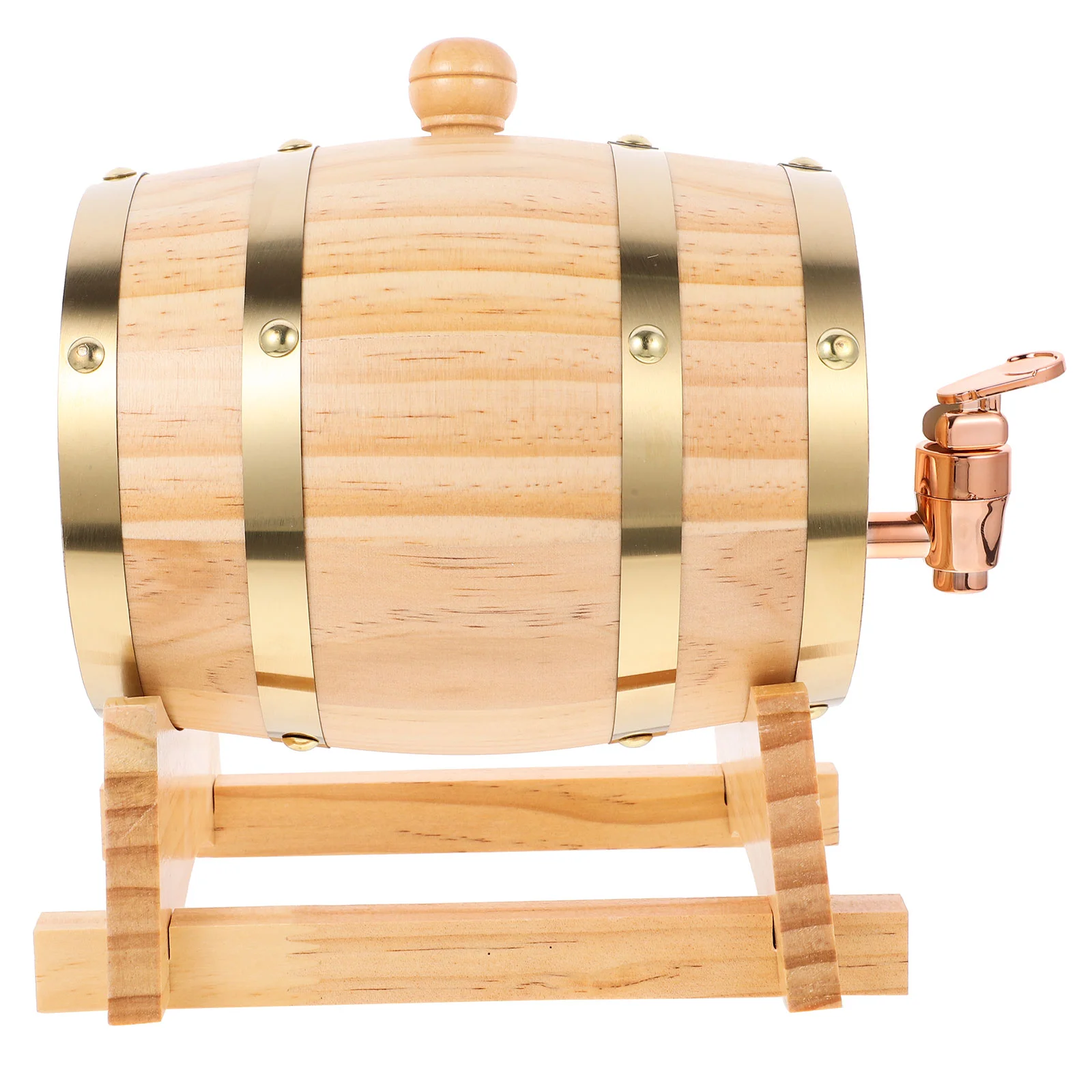 Pine Barrel White Decoration Beer Storage Wooden Whiskey Decorative Barrels Bars For Dispenser