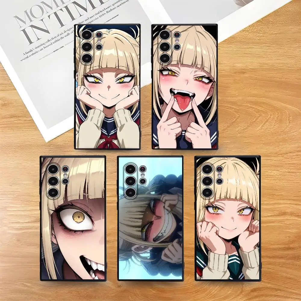 

Himiko Toga A-Academia Hero Phone Case For Samsung Galaxy S25 S24 S22 S23 Ultra S21 S20 Plus 5G Frosted Non-Slip Full Soft Cover