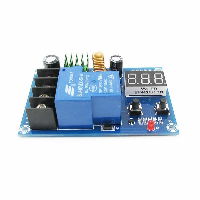 XH-M604  DC 6-60V battery battery charging control module digital full power off overcharge protection switch