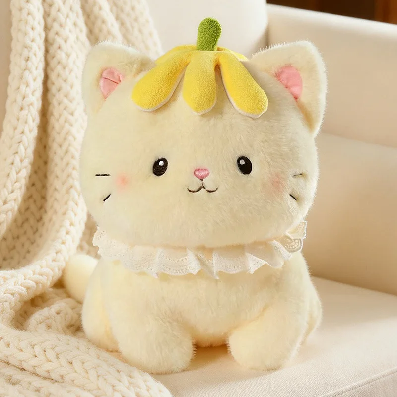 21-50cmのかわいい柔らかい猫のぬいぐるみ、かわいい漫画のぬいぐるみ、アニメの誕生日プレゼント、子供向けのクリスマスプレゼントに最適なペットコンパニオン人形。