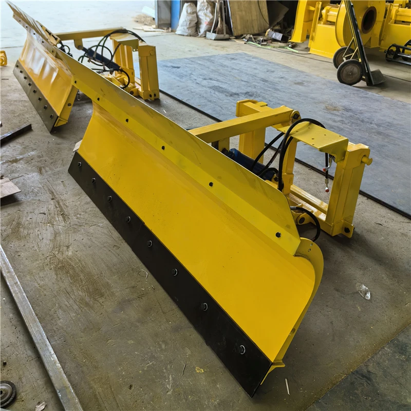 Tracked Heavy Duty Snow Plow with Motor & Bearing-4M Width 1 Year Warranty for Highway Clearing