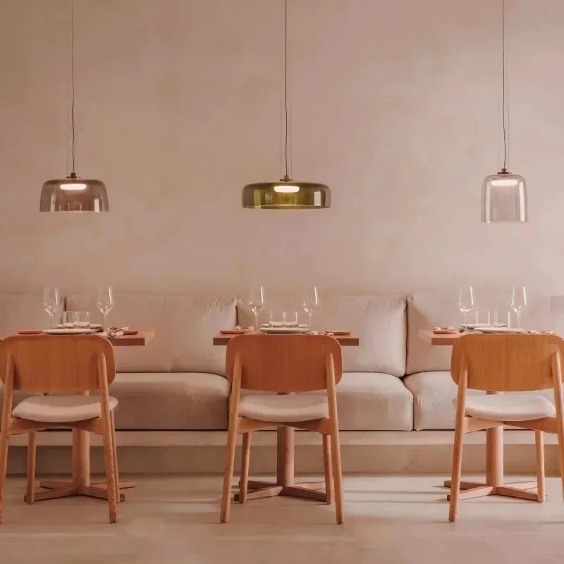 Nordic Kleurrijke Glazen Hanglampen Eenvoudige Plafondlampen Industriële Kroonluchter Voor Bar Woonkamer Eetkamer Slaapkamer Home Decor