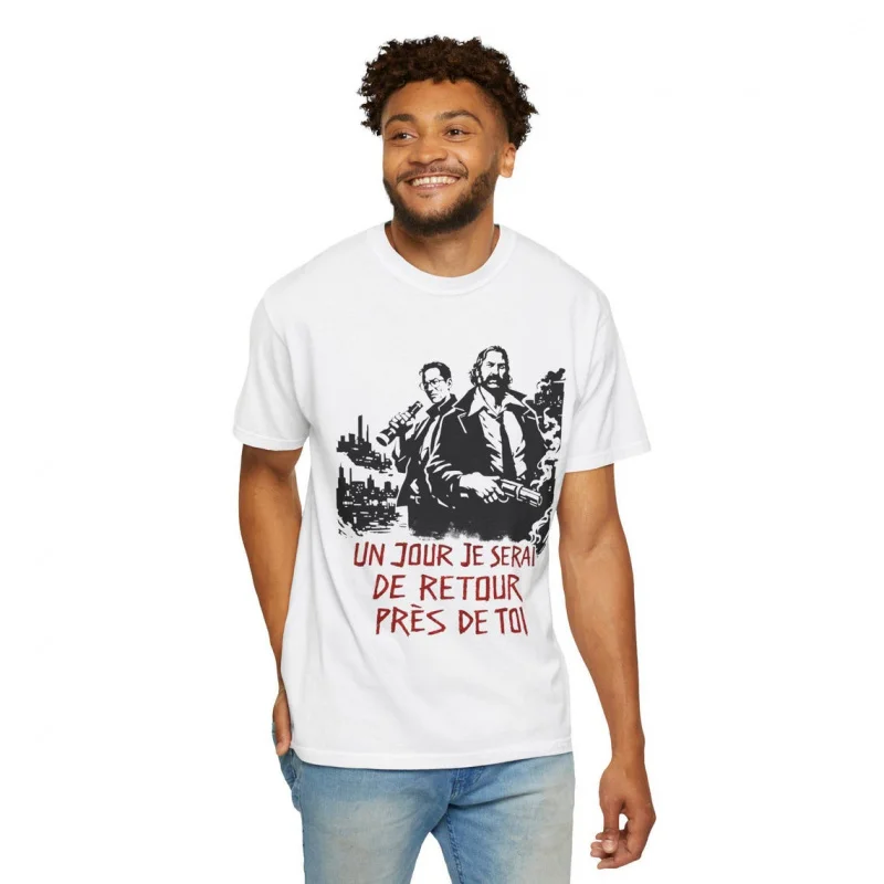 

One Day I Will Be Back Near You Retro Gift T shirt for Music fans All sizes Tops S-6XL Disco Elysium Graphic Clothes