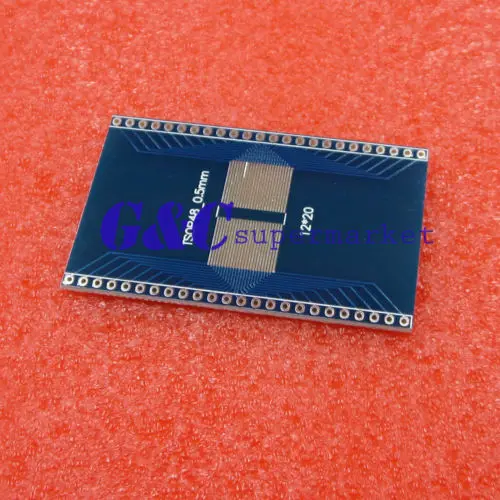 TSOP48 to DIP48 0.5mm pitch Interposer board pcb Board Adapter Plate