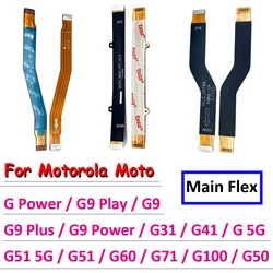 NEW Tested For Moto G100 G71 G50 G31 G41 G9 Power Play Plus G62 G 5G G42 G60S Main FPC Connect Mainboard Flex Cable Part Ribbon