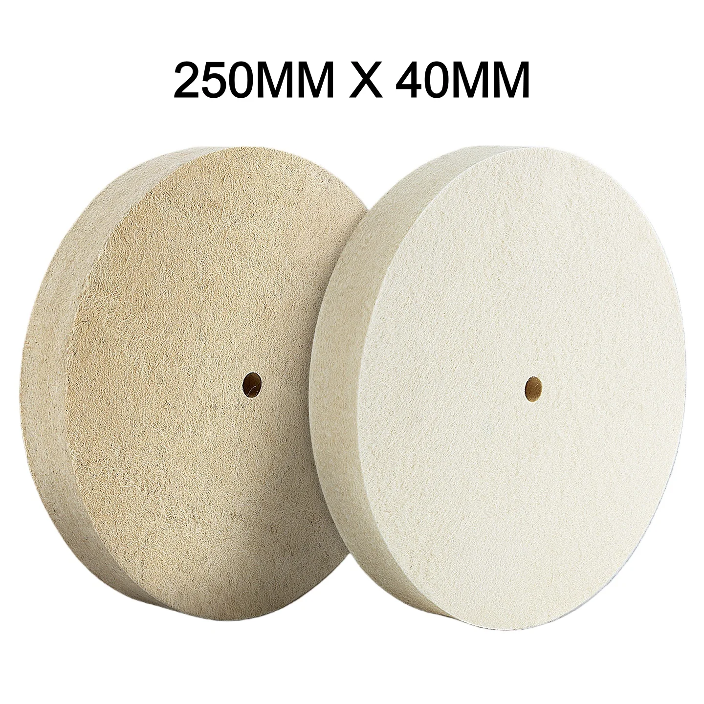 

1PC 250mm Diameter * 40mm Thickness Wool Felt Polishing Pad Angle Grinder Wheel Buffing Pads for Metal Glass Marble Ceramic
