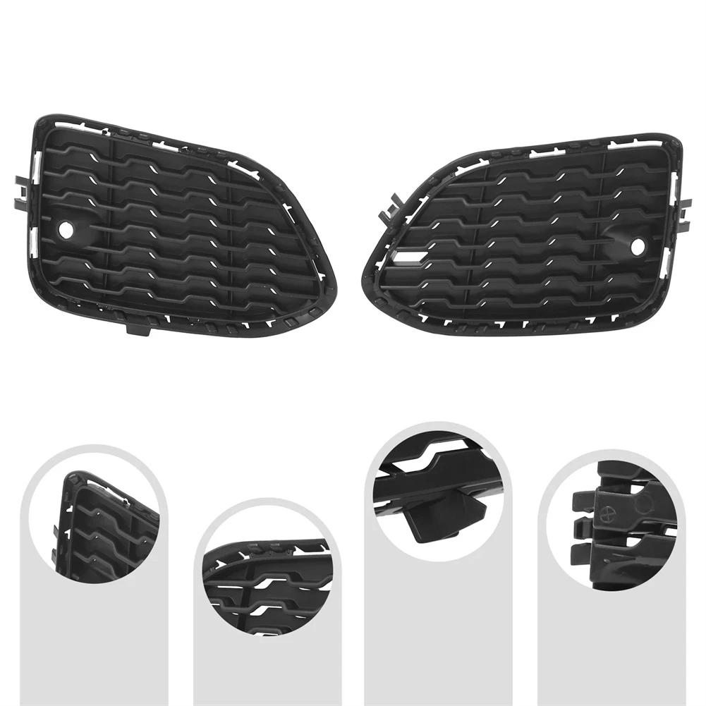 

Легко устанавливаемая черная накладка на противотуманную фару, идеально подходящая для бампера, из пластика, абсолютно новая.