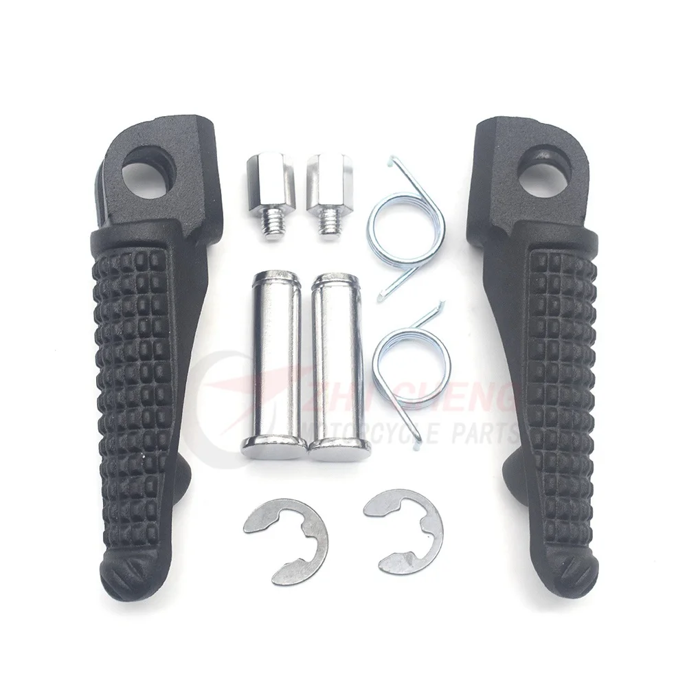 Motorcycle Front Footrest Foot Pegs Bracket Set For Kawasaki ZX6R ZX-6R ZX636 2009 2010 2011 2012 2012 2014 2015 2016 2017 2018