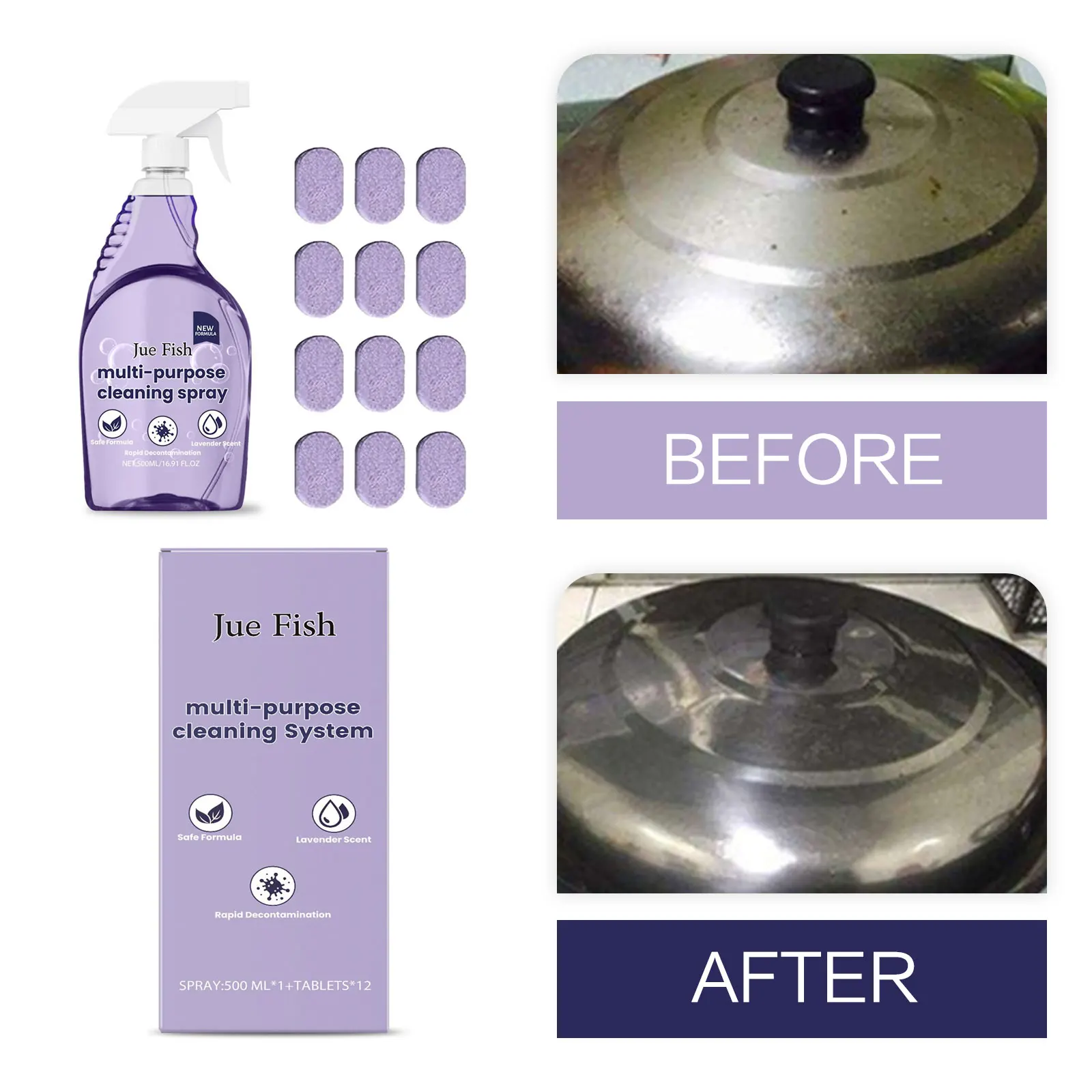 

Kitchen Degreaser Spray Oven Grease Cleaner Pot Bottom Black Remover Range Hood Cleaning Cooktop Cleaner Cookware Cleaning Agent