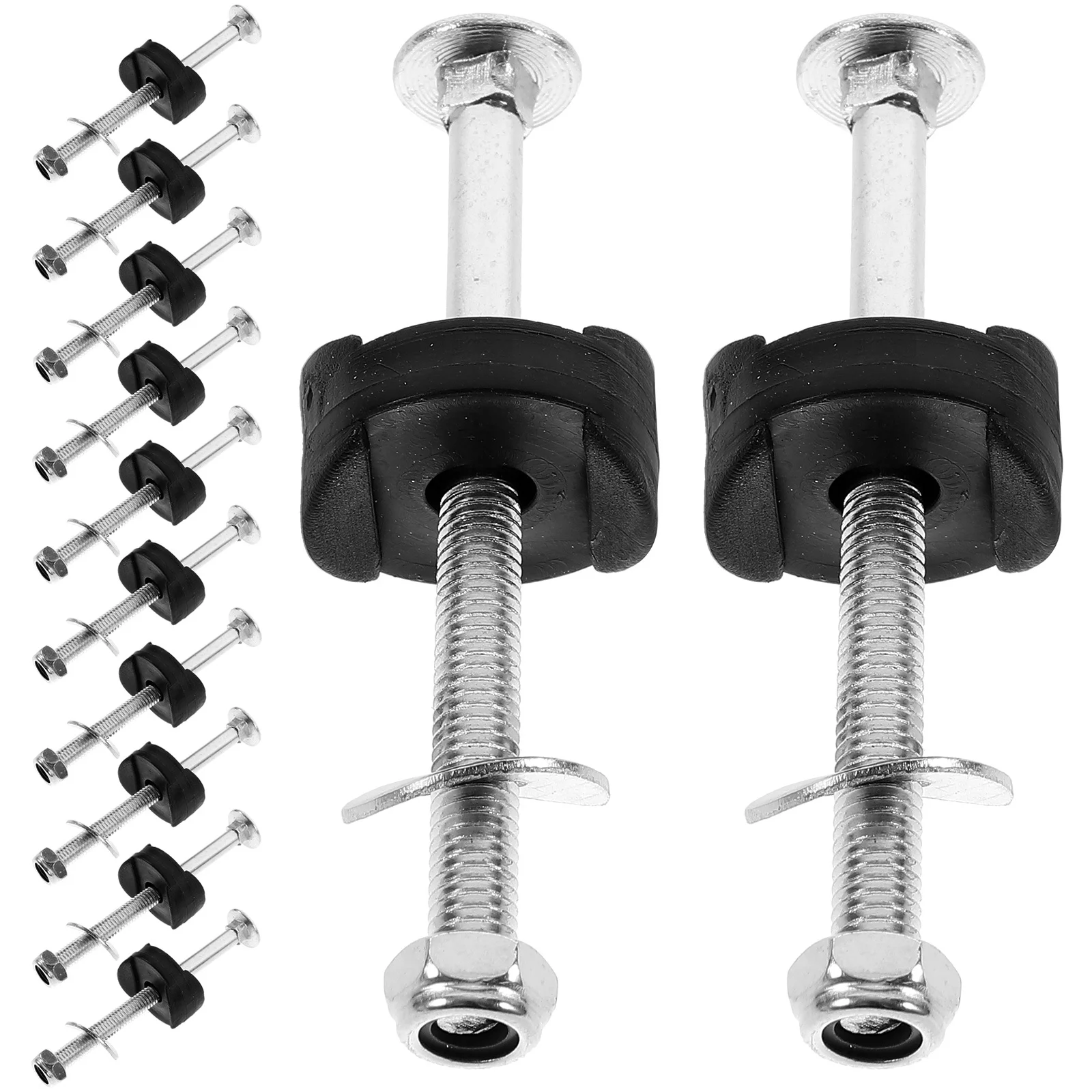 12Pcs Trampoline Screws Long Durable Fixing Screws Wear-Resistant Practical Sturdy Anti-Falling Replacement Trampoline Parts