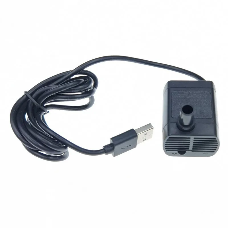 Usb Male 5v Submersible Pump 4 Suction Cups Fixed 2415-12 Pet Hydroponic Planting Mini Fish Tank Submersible Pump B4