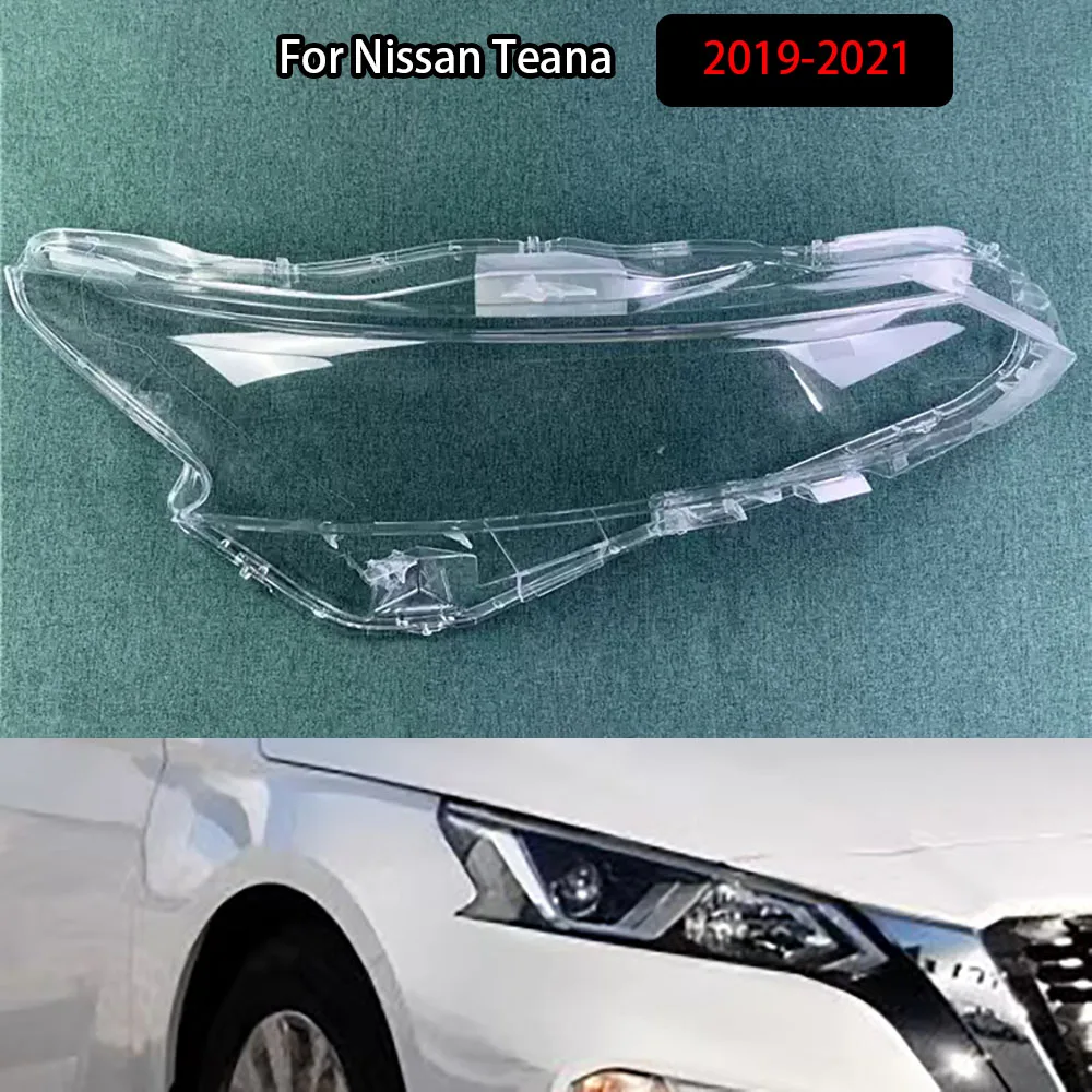 

For Nissan Teana 2019-2021 Headlamp Lamp Shell Transparent Mask Headlight Cover Lens Plexiglass Replace Original Lampshade