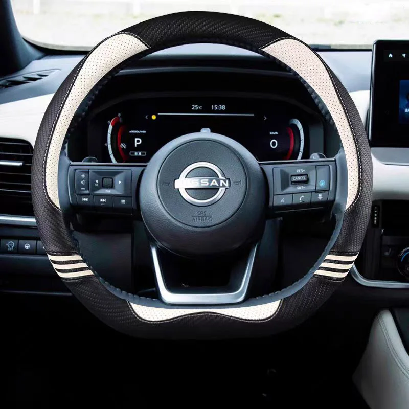 Osłona na kierownicę do samochodu w kształcie dla nissana X-Trail Qashqai March Serena Micra Kicks 2017-2019 Altima Teana 2019 Sentra 2022
