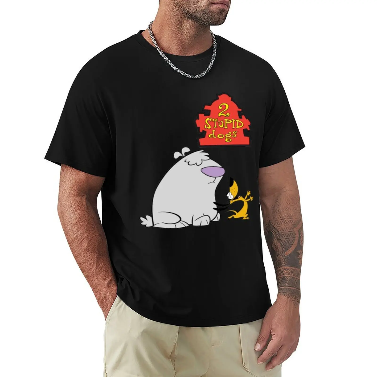 

Stupid Dogs T-Shirt T-shirts man anime shirt funny gifts anime stuff mens designer t shirt