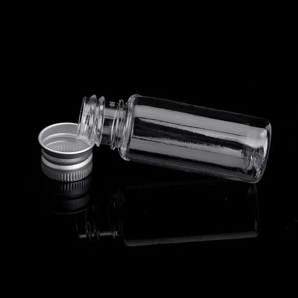 

5pcs Refillable Transparent Plastic Bottles Leakproof Solid Empty Dispensing Containers For Travel Creams Lotions