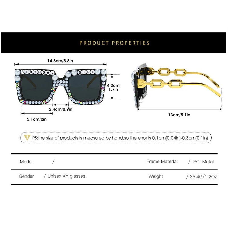 2024 New Fashion Shield Sunglasses Women Colorful Jewel Decoration Frame PC Lens Luxury Birthday Style Sun Protection UV400