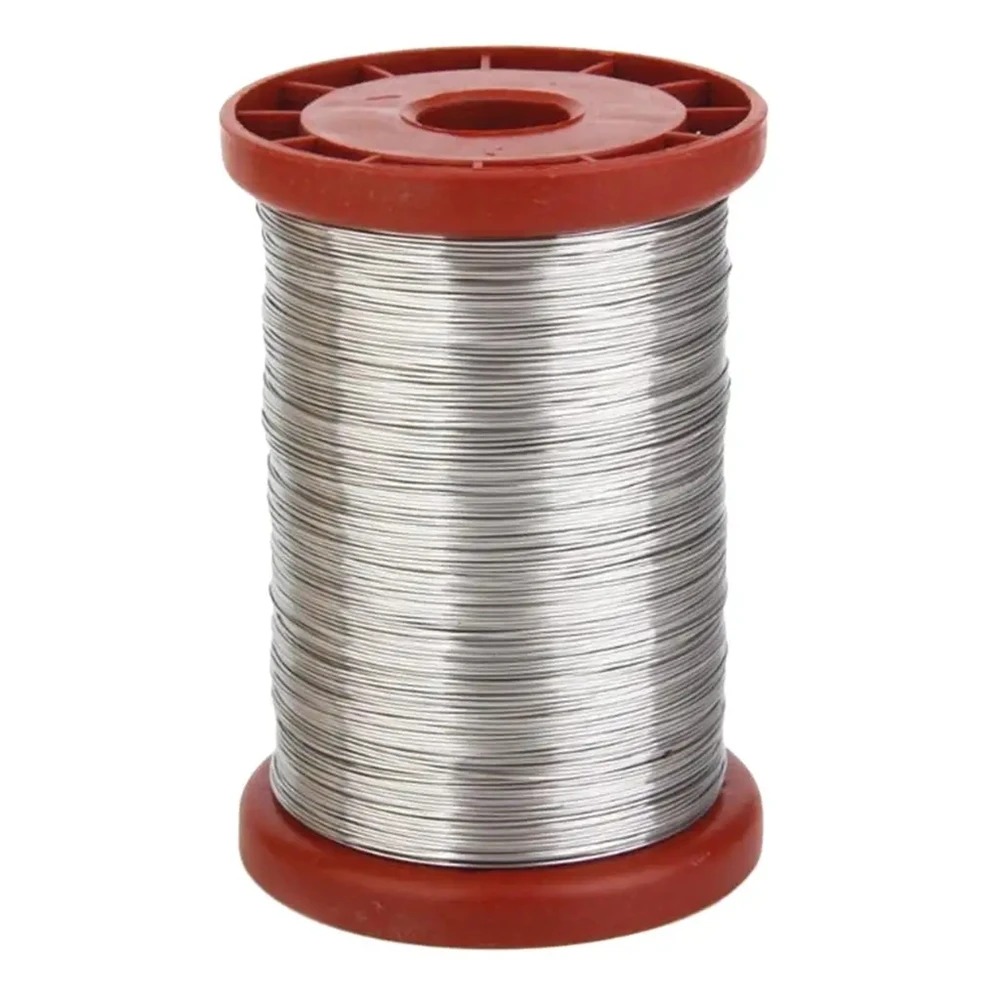 40 Pieces 500g Roll Stainless Steel Beehive Frame Wire 0.559mm Diameter Bee Frame Wire for Beeswax Foundation 20KG Total