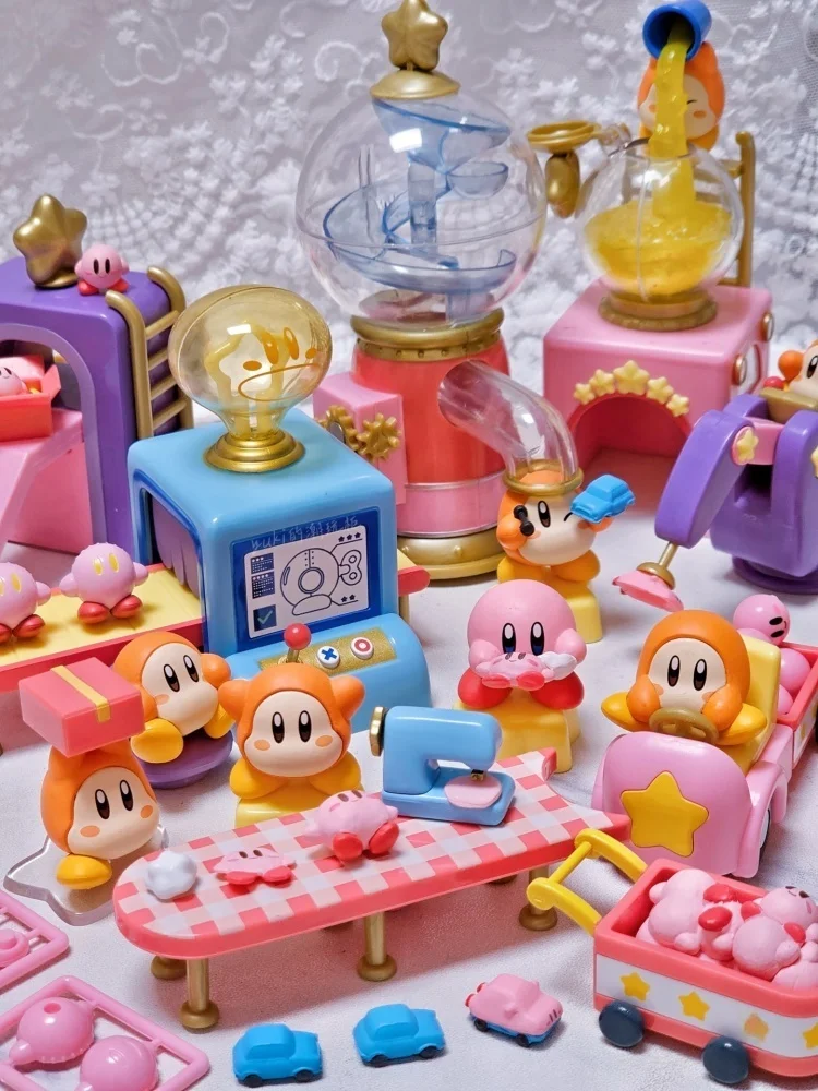 リーメント ワドルディの玩具工場 カービィ ブラインドボックス ミニチュアシーン キャンディトイ コレクタブルオーナメント 子供向けギフト アクションフィギュア