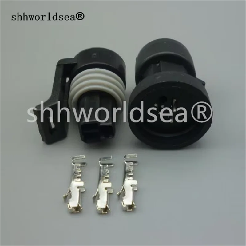 Shhworldsea 2/100Sets 3PIN For Packard  P2S auto sensor Plug Throttle Position Sensor  Waterproof Electrical Connector