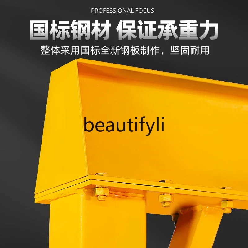 Gantry mobile gantry hoisting disassembly trackless electric construction site crane simple lifting hanger