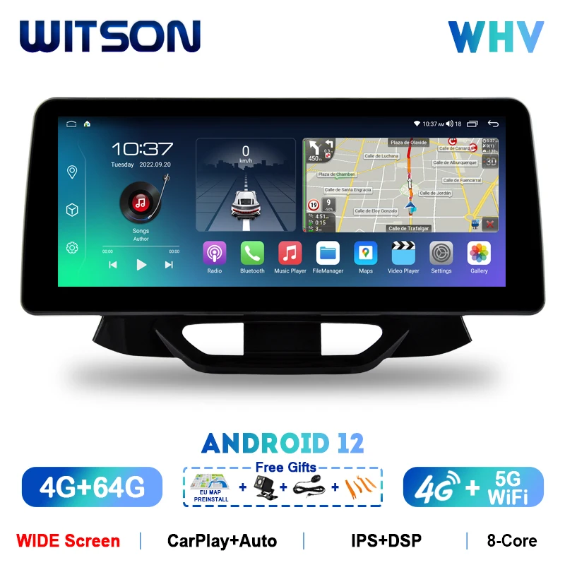 WITSON Android 12 Carplay Auto Stereo for LADA Xray X ray 2015-2019 DSP 12.3\'\' IPS HD Screen Car Radio GPS Multimedia