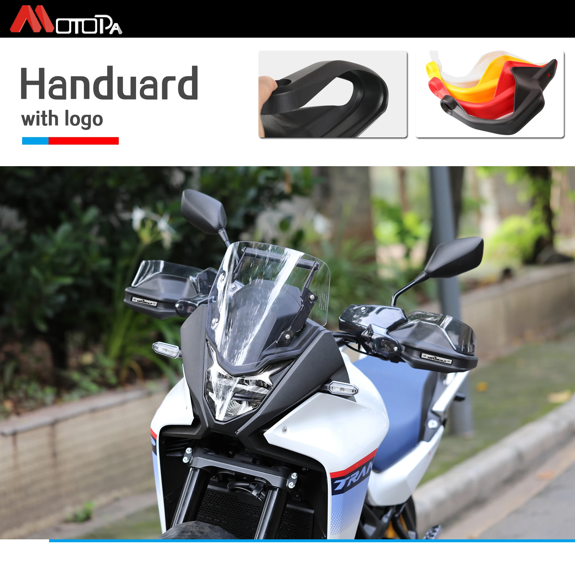 For Honda TRANSALP750 XL750 TRANSALP 750 XLV MOTOPA Dedicated Hand Guard Motorcycle Handguards Handlebar Guards Windshield