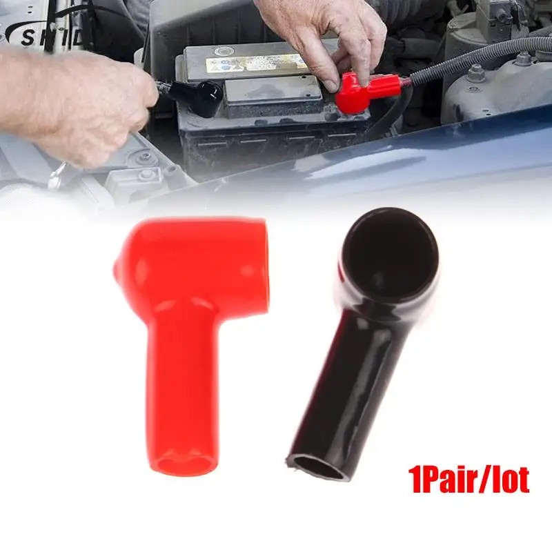 2PCS Battery terminal insulating cap battery pile head cap positive and negative pole clamping column protective sleeve UPS batt