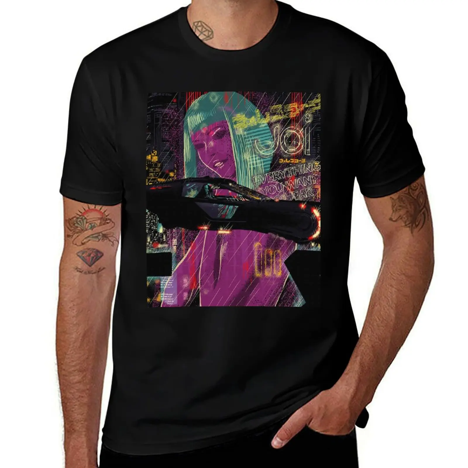 Best 2049 Cyberpunk film poster, for cinema fans T-Shirt Durable Work Wear T-Shirt