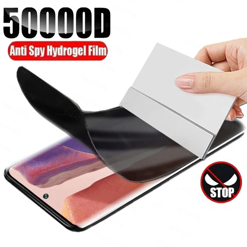 Privacy Hydrogel Film For Motorola Moto Edge 40 Neo Screen Protector For Edge 50 Pro 30 Ultra S30 Pro