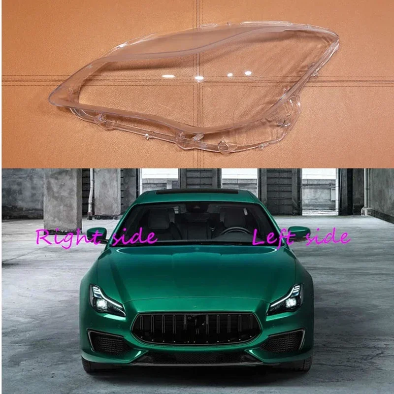 For Maserati Quattroporte 2018 2019 2020 Car Headlamp Lens Replacement Headlight Shell Cover Headlight Glass