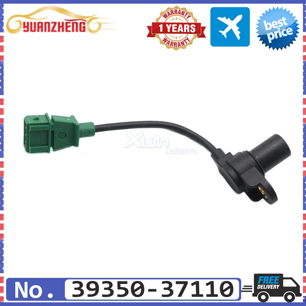 Auto Neuer Nockenwellen-Positionssensor 39350-37110 für Hyundai Tiburon Tucson Santa Fe Sonata Kia Optima Sportage 1999–2009 3935037110